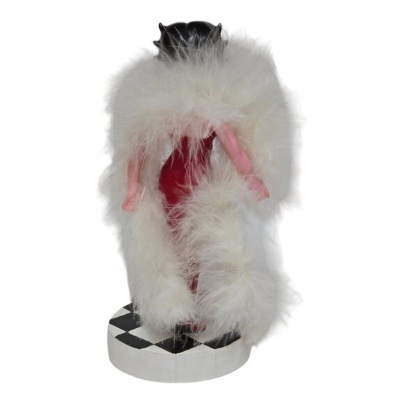 Vtg Betty Boop Figurine by Madame Alexander 6.5" Red Evening Gown Feather Boa - Picture 4 of 11